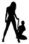 Slave Girl Whip Decal Sticker